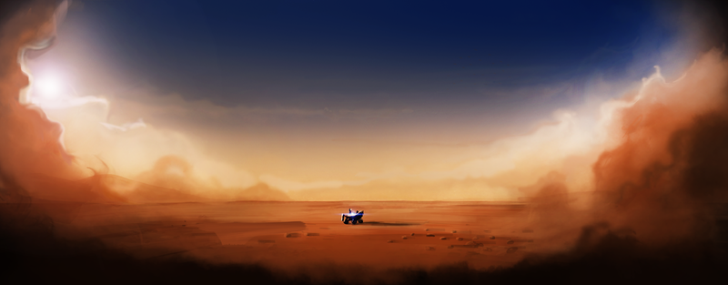 Illustration for article titled A Collection of Incredible and Inspiring Mars Curiosity Rover Art